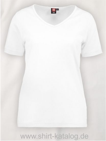0506-Interlock-Damen-T-Shirt-V-Ausschnitt-weiß-front