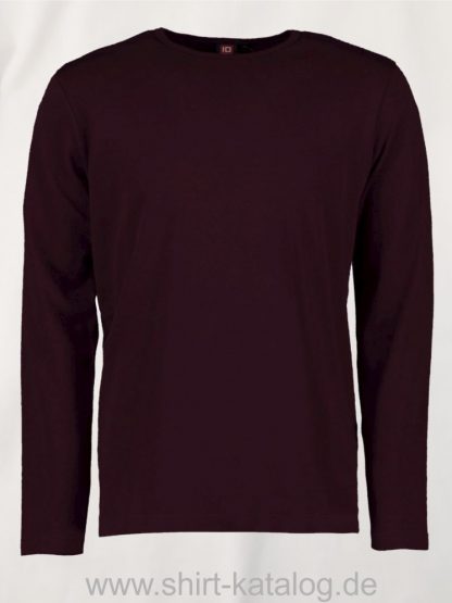 0518-Interlock-Herren-langarm-bordeaux-front