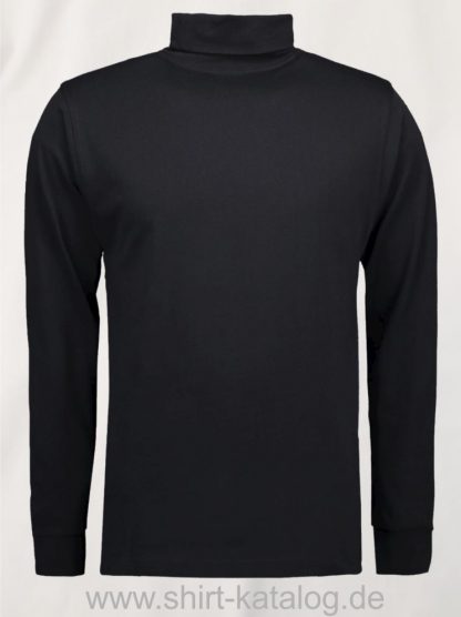 0546-T-TIME-Herren-Rollkragen-schwarz-front