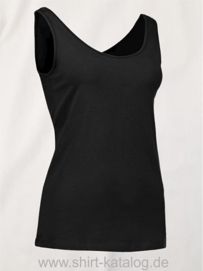 0592-Strech-Damentop-schwarz-front