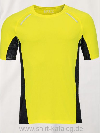 11516-Sols-Men-Short-Sleeve-Running-T-Shirt-Sydney-Neon-Yellow