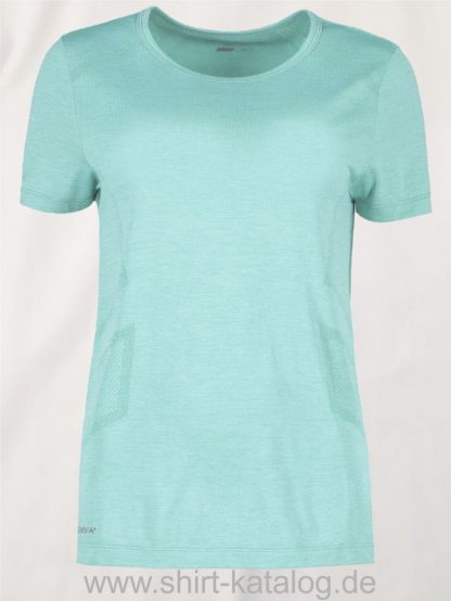 G11020-Woman-seamless-s-s-T-Shirt-mint-meliert-front