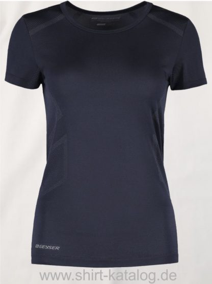 G11020-Woman-seamless-s-s-T-Shirt-navy-front