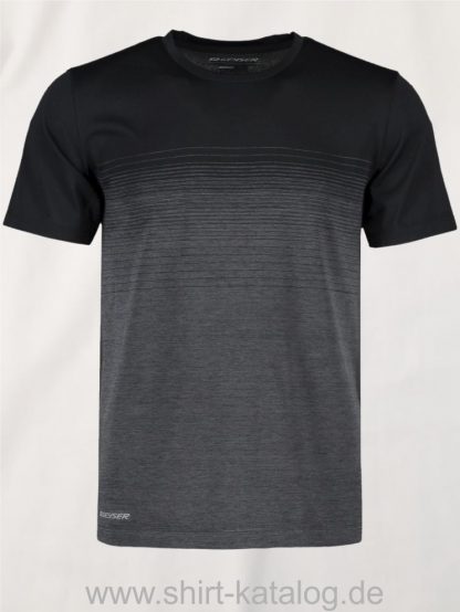 G21024-Man-seamless-s-s-T-shirt-striped-schwarz-front