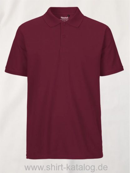 11127-Neutral-Mens-Classic-Polo-bordeaux