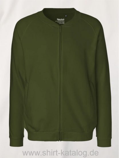 11145-Neutral-Unisex-Jacket-with-Zip-military
