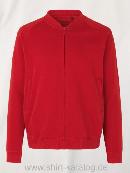 11145-Neutral-Unisex-Jacket-with-Zip-red