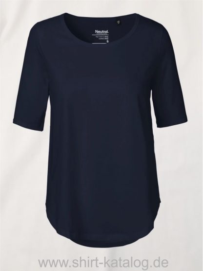 11150-Neutral-Ladies-Half-Sleeve-T-Shirt-navy
