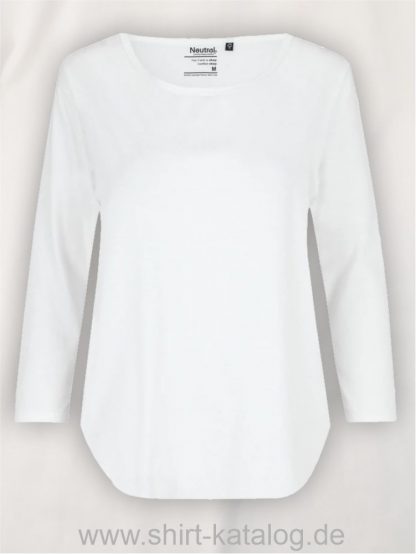 11152-Neutral-Ladies-Three-Quarter-Sleeve T-Shirt-white