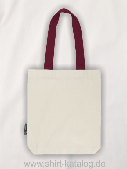 11161-Neutral-Twill-Bag-with-Contrast-Handles-nature-bordeaux