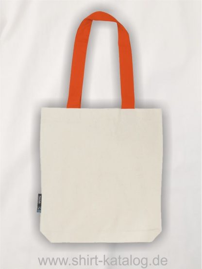 11161-Neutral-Twill-Bag-with-Contrast-Handles-nature-orange