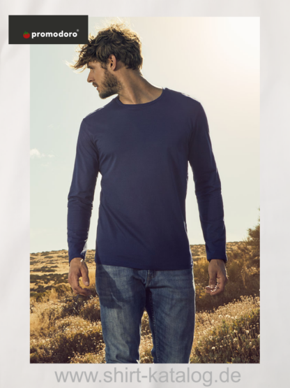 1465- 12625-Promodoro-X.O Roundneck T LS Men