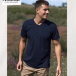 NE61005-11133-Neutral-Men`s V-Neck-T-Shirt