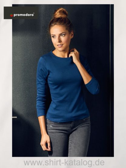 12418-3465-Promodoro-Women’s-Interlock-T-Longsleeve