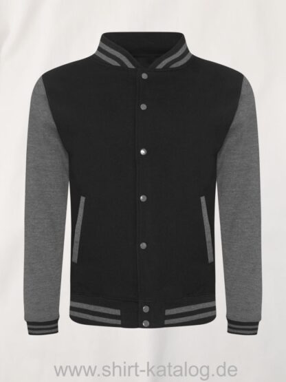 JH043-Varsity-Jacket-Jet-Black-Charcoal