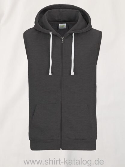 JH057-Sleeveless-Zoodie-Charcoal-Heather